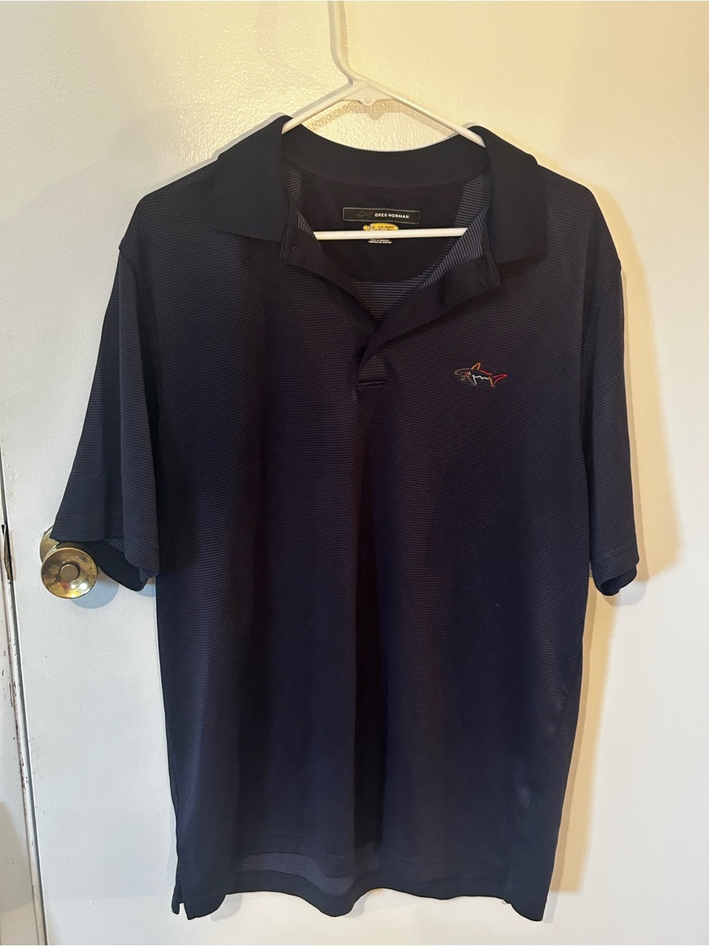 Greg Norman Collection Men’s Black Lightweight PlayDry Shirt Jacket Large